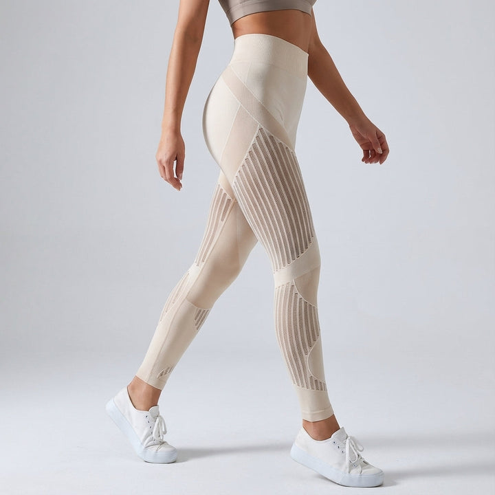 Legginsy kompresyjne sportowe damskie z elastanem oddychające na lato 2026