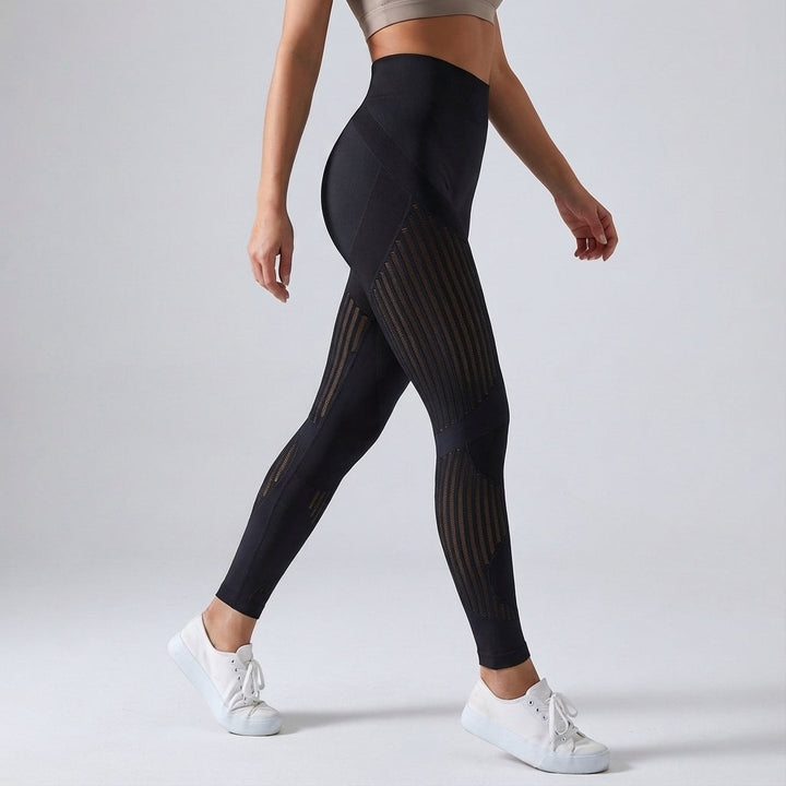 Legginsy kompresyjne sportowe damskie z elastanem oddychające na lato 2026