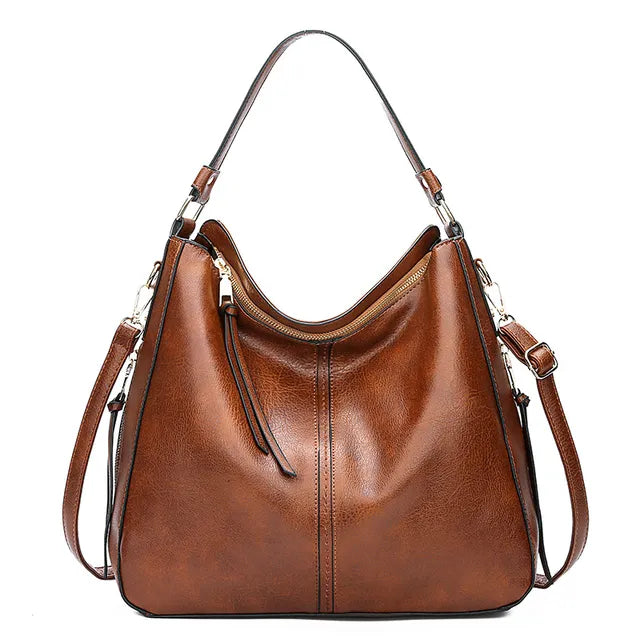 Torebka damska skórzana na ramię duża shopper bag na wiosnę elegancka casualowa
