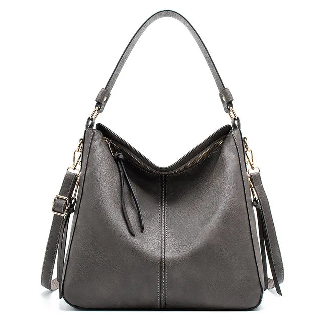 Torebka damska skórzana na ramię duża shopper bag na wiosnę elegancka casualowa