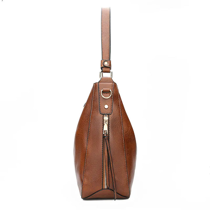 Torebka damska skórzana na ramię duża shopper bag na wiosnę elegancka casualowa