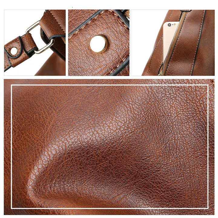 Torebka damska skórzana na ramię duża shopper bag na wiosnę elegancka casualowa