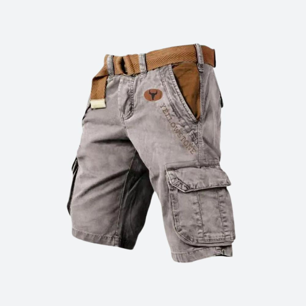 Spodenki cargo męskie bawełniane letnie krótkie spodenki męskie casual