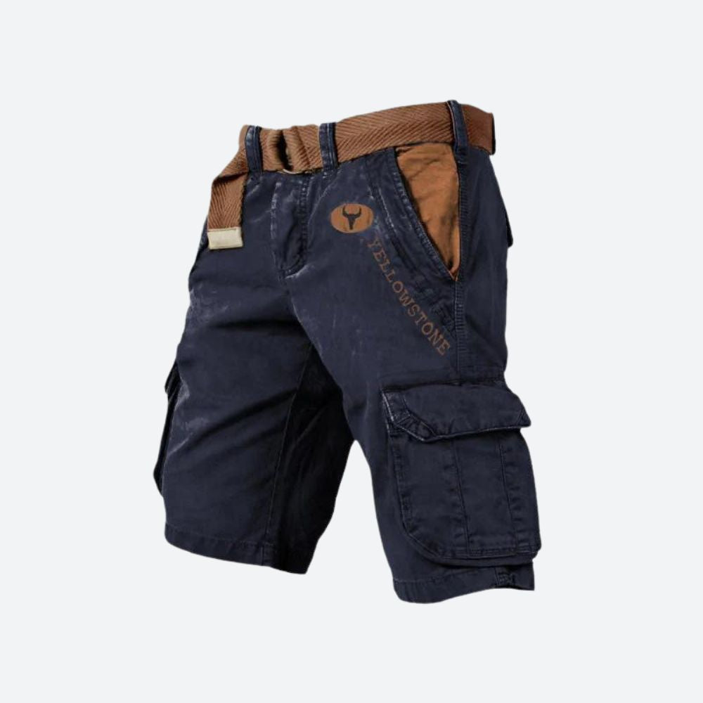 Spodenki cargo męskie bawełniane letnie krótkie spodenki męskie casual