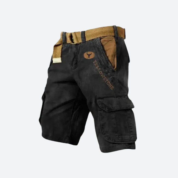 Spodenki cargo męskie bawełniane letnie krótkie spodenki męskie casual