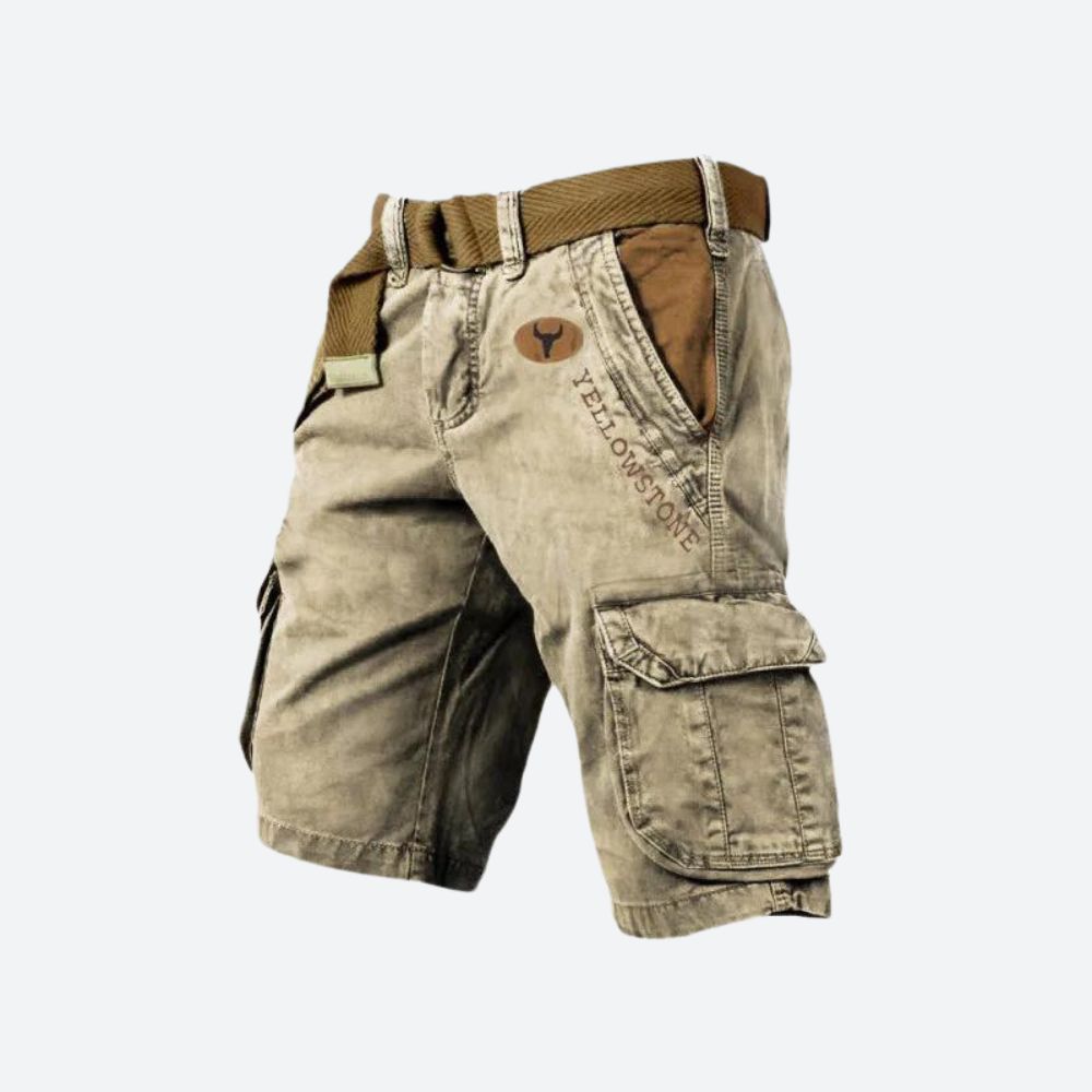 Spodenki cargo męskie bawełniane letnie krótkie spodenki męskie casual