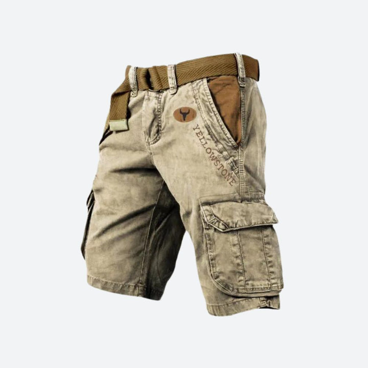 Spodenki cargo męskie bawełniane letnie krótkie spodenki męskie casual