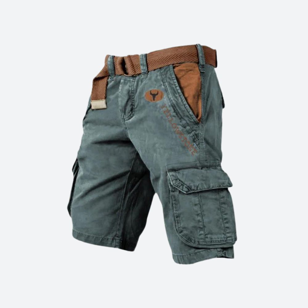 Spodenki cargo męskie bawełniane letnie krótkie spodenki męskie casual
