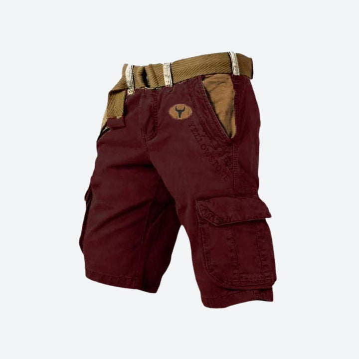 Spodenki cargo męskie bawełniane letnie krótkie spodenki męskie casual