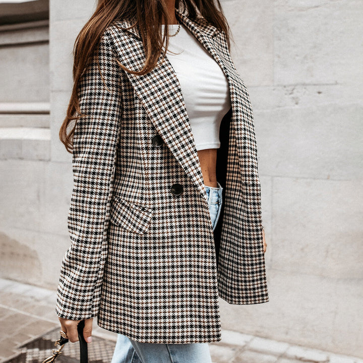 Marynarka damska wełniana elegancka wiosenna klasyczny blazer modny casualowy