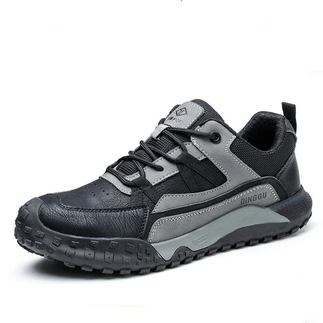 Wspierające sneakersy robocze skórzane z noskiem stalowym lato 2026