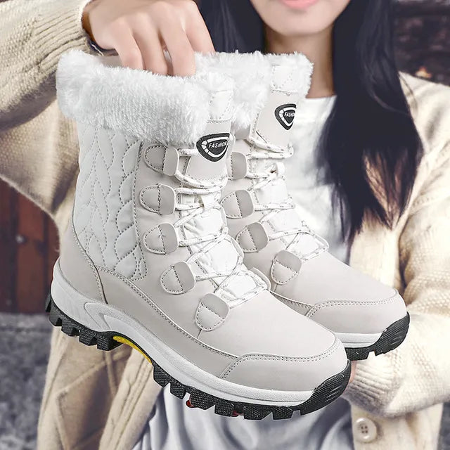 Oliwia - Botas de neve clássicas e elegantes para dias de inverno com estilo
