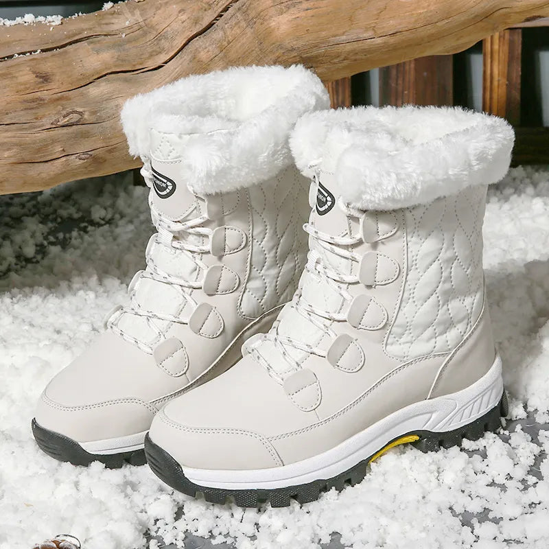Oliwia - Botas de neve clássicas e elegantes para dias de inverno com estilo