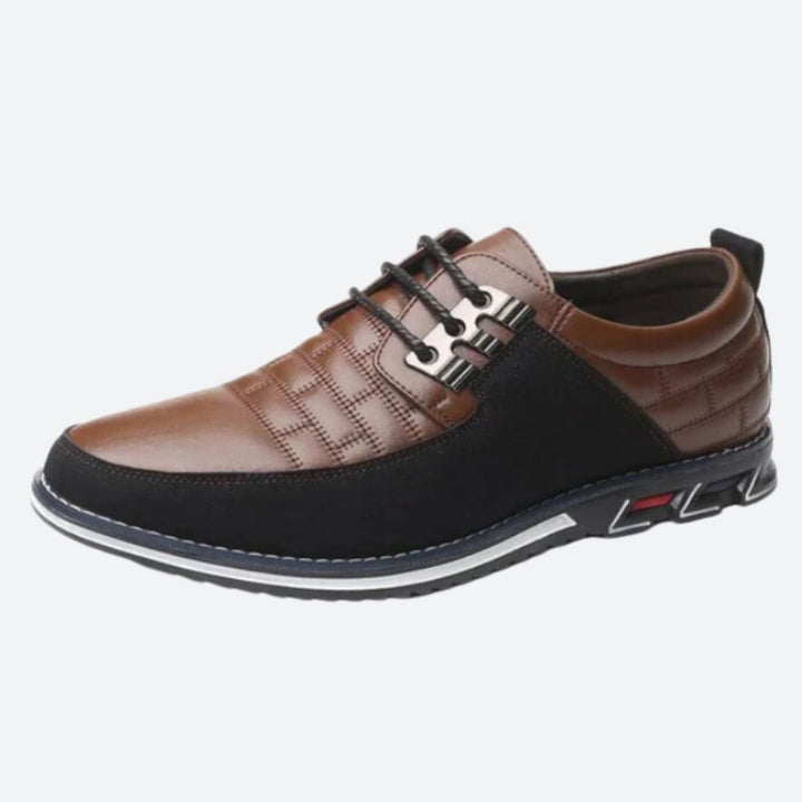Buty męskie skórzane wiosenne casual eleganckie komfortowe półbuty męskie skóra