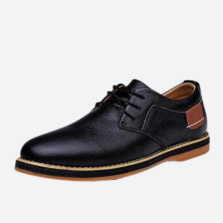 Buty męskie skórzane wiosenne półbuty eleganckie casualowe oddychające skóra naturalna