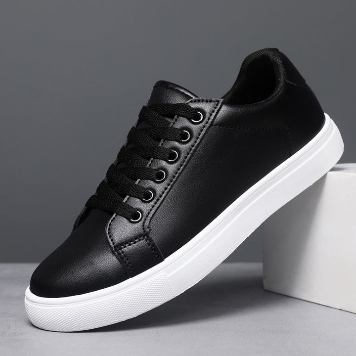 Sneakersy Skórzane Damskie Na Wiosnę – Klasyczne Buty Sportowe Ze Skóry Naturalnej Casualowe