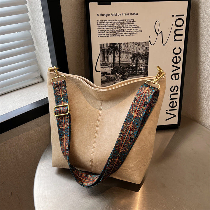 Torebka damska skórzana crossbody vintage wiosenna na ramię stylowa