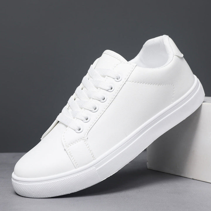 Sneakersy Skórzane Damskie Na Wiosnę – Klasyczne Buty Sportowe Ze Skóry Naturalnej Casualowe