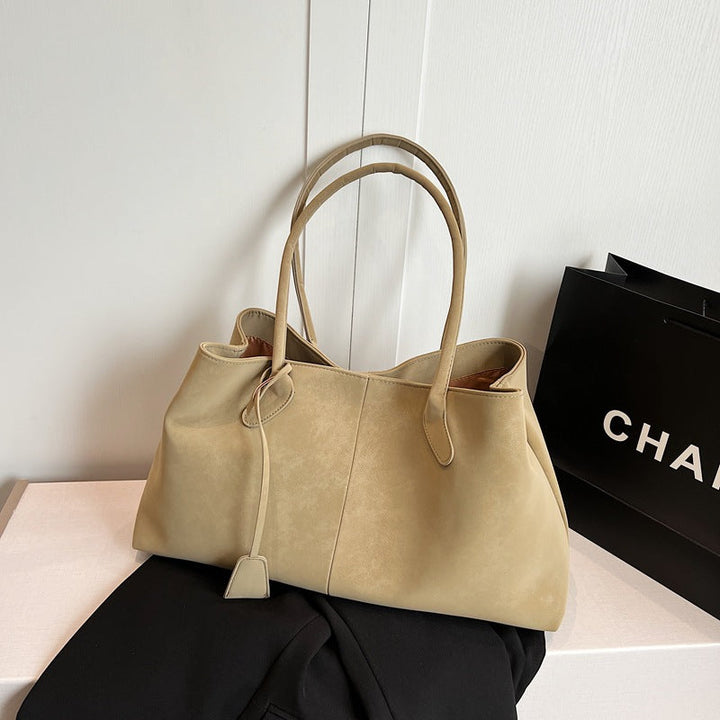 Torba damska typu tote ze skóry ekologicznej pojemna elegancka torba na jesień