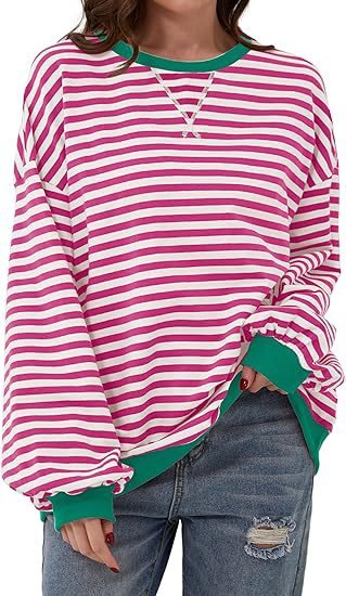 Sweter damski oversize z dzianiny na jesień luźny krój casual na co dzień