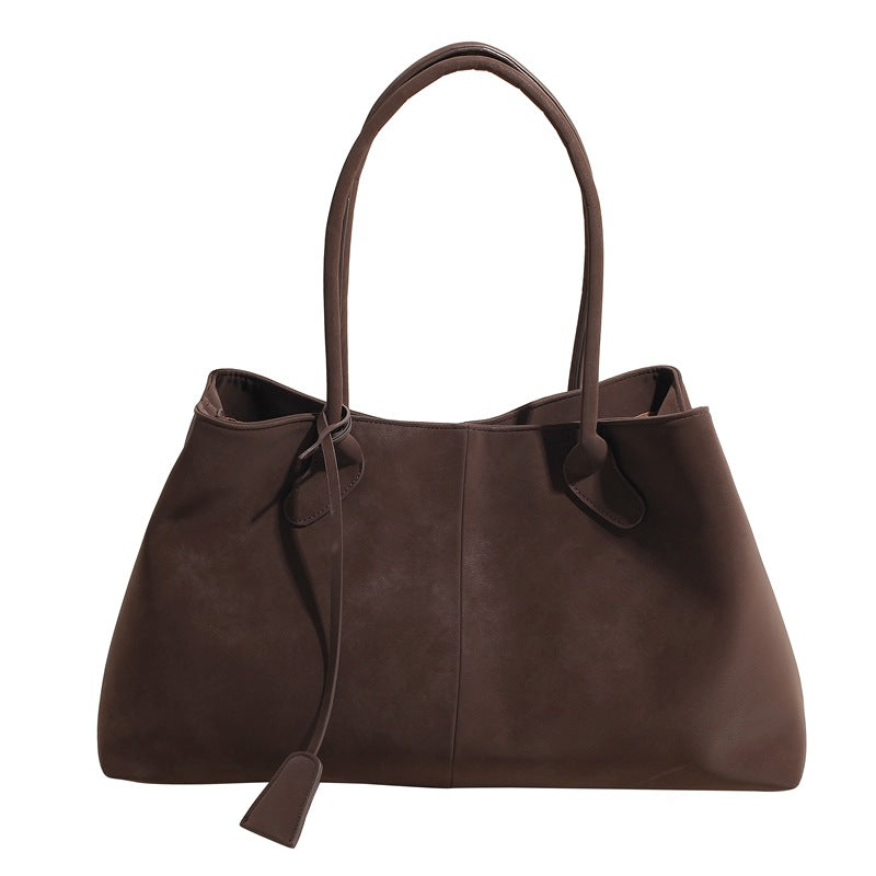 Torba damska typu tote ze skóry ekologicznej pojemna elegancka torba na jesień