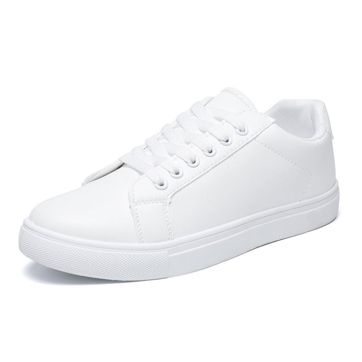 Sneakersy Skórzane Damskie Na Wiosnę – Klasyczne Buty Sportowe Ze Skóry Naturalnej Casualowe