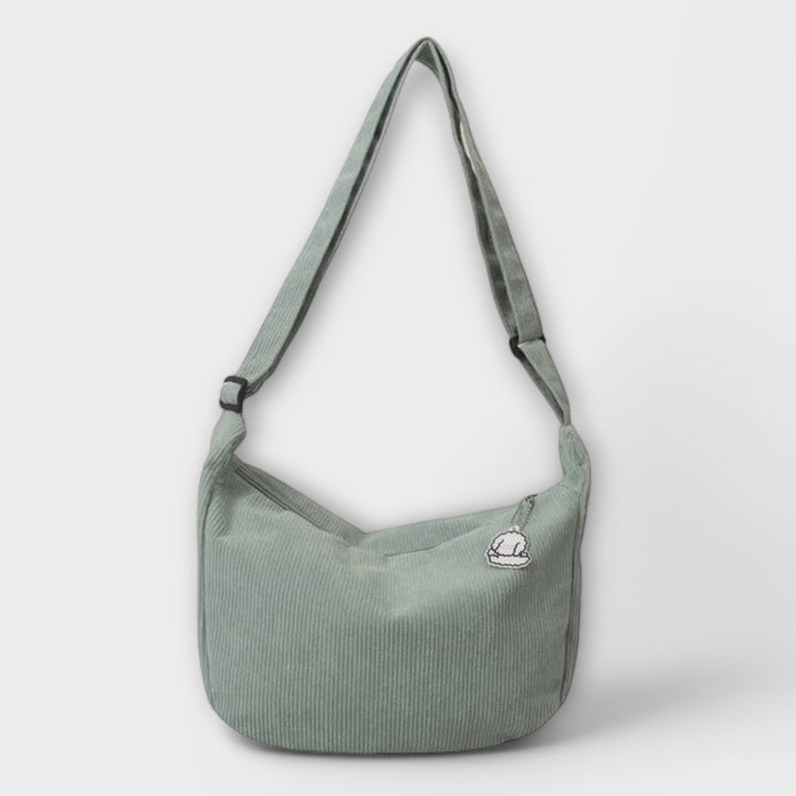 Mala de ombro feminina em Cordura para o outono, bolsa espaçosa para o dia a dia, trabalho e cidade.