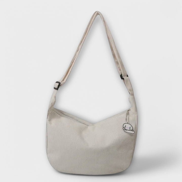 Mala de ombro feminina em Cordura para o outono, bolsa espaçosa para o dia a dia, trabalho e cidade.