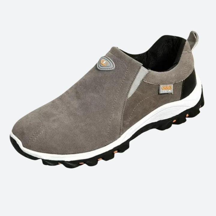 Buty męskie sportowe skórzane wsuwane wygodne casual na wiosnę lato orthopedyczne
