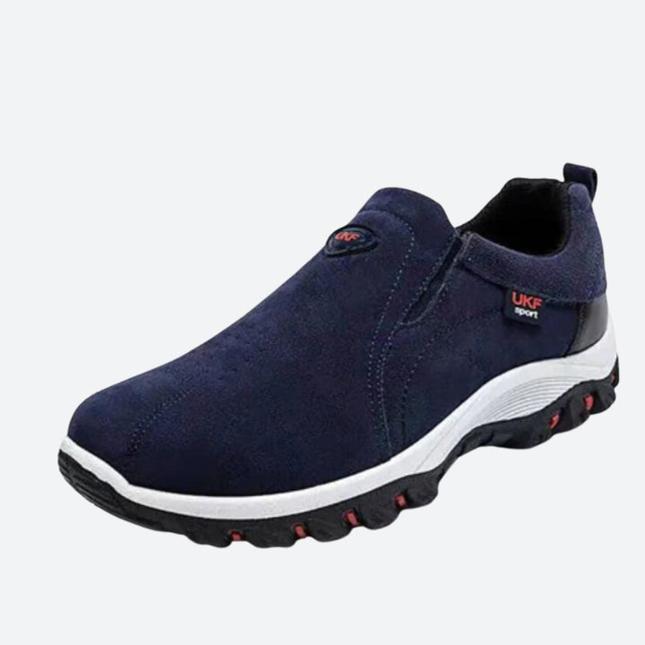 Buty męskie sportowe skórzane wsuwane wygodne casual na wiosnę lato orthopedyczne