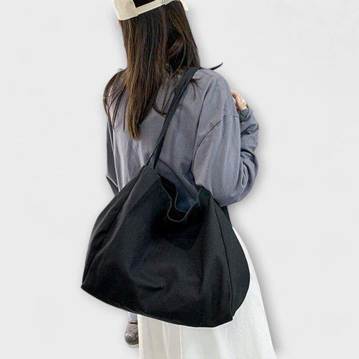 Γυναικεία βαμβακερή shopper τσάντα για το καλοκαίρι, ευρύχωρη τσάντα για ψώνια και για τον ώμο