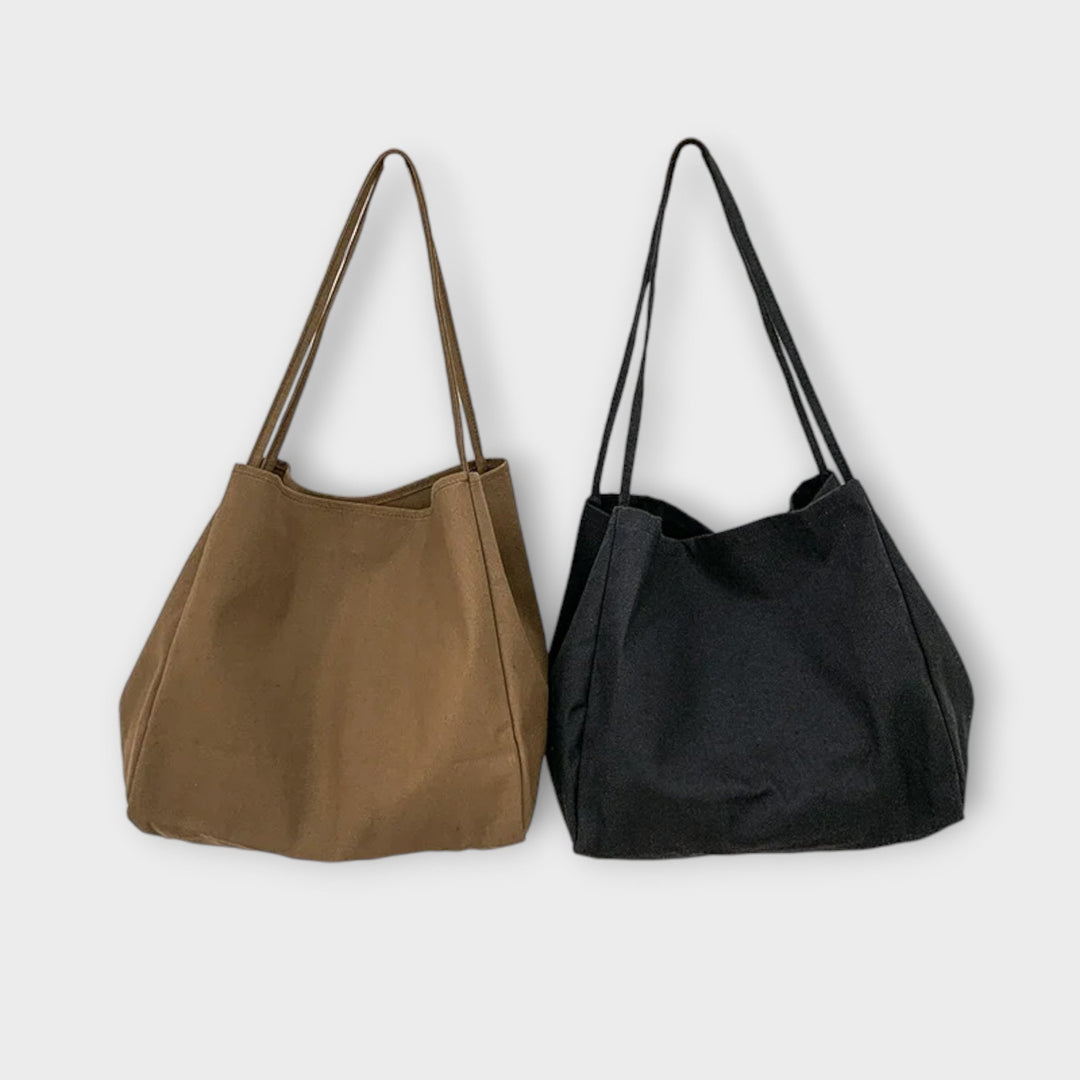 Γυναικεία βαμβακερή shopper τσάντα για το καλοκαίρι, ευρύχωρη τσάντα για ψώνια και για τον ώμο