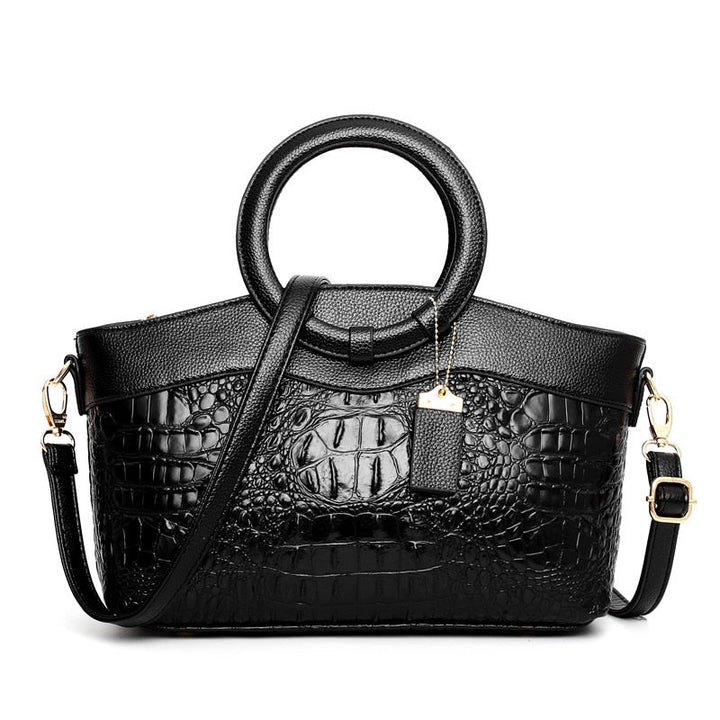 Torebka damska skórzana elegancka duża shopper na wiosnę i lato klasyczna casualowa
