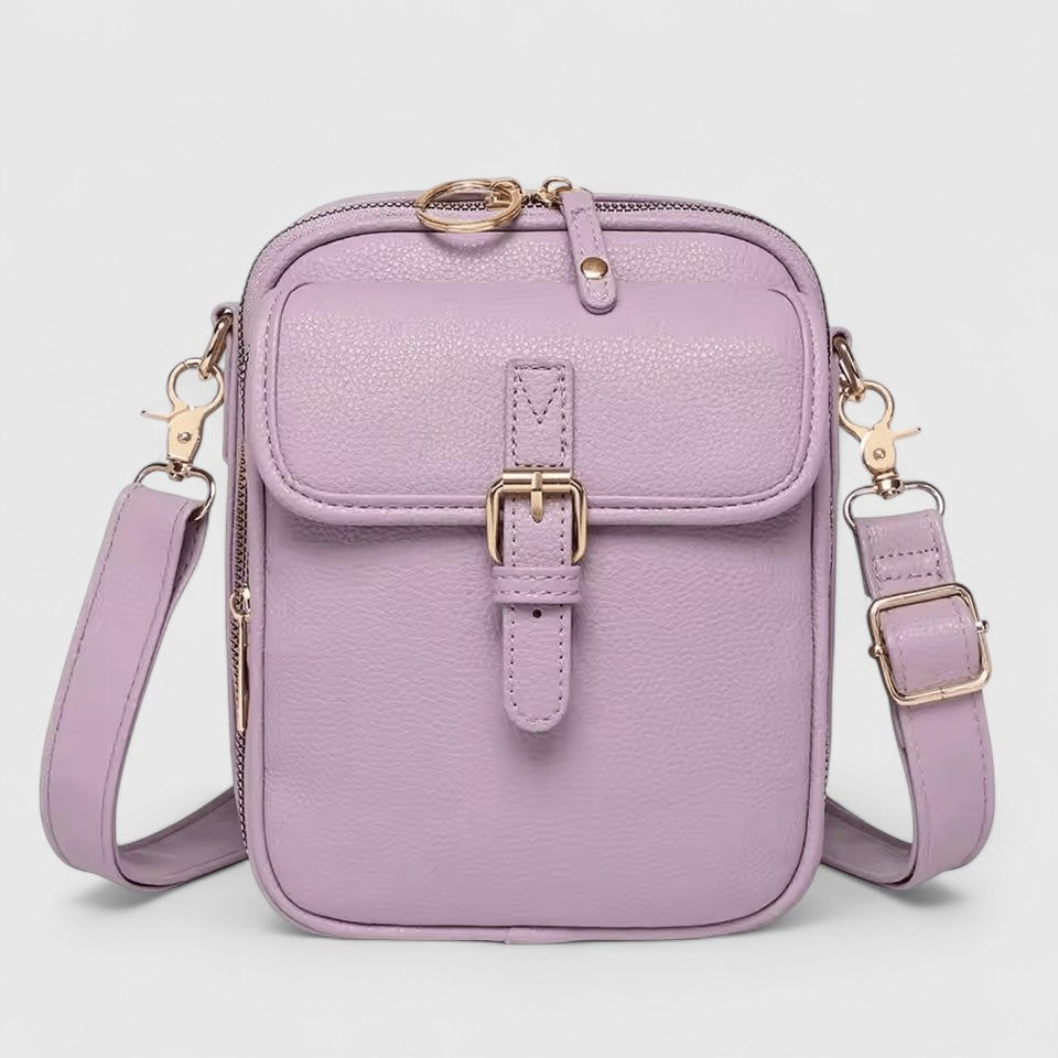 Torba na ramię damska skórzana elegancka pojemna crossbody do pracy i na co dzień