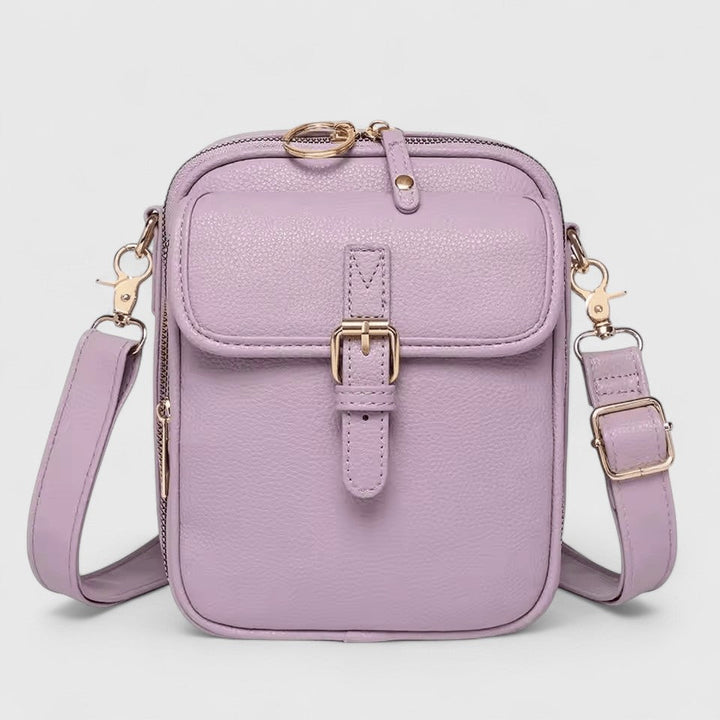 Torba na ramię damska skórzana elegancka pojemna crossbody do pracy i na co dzień