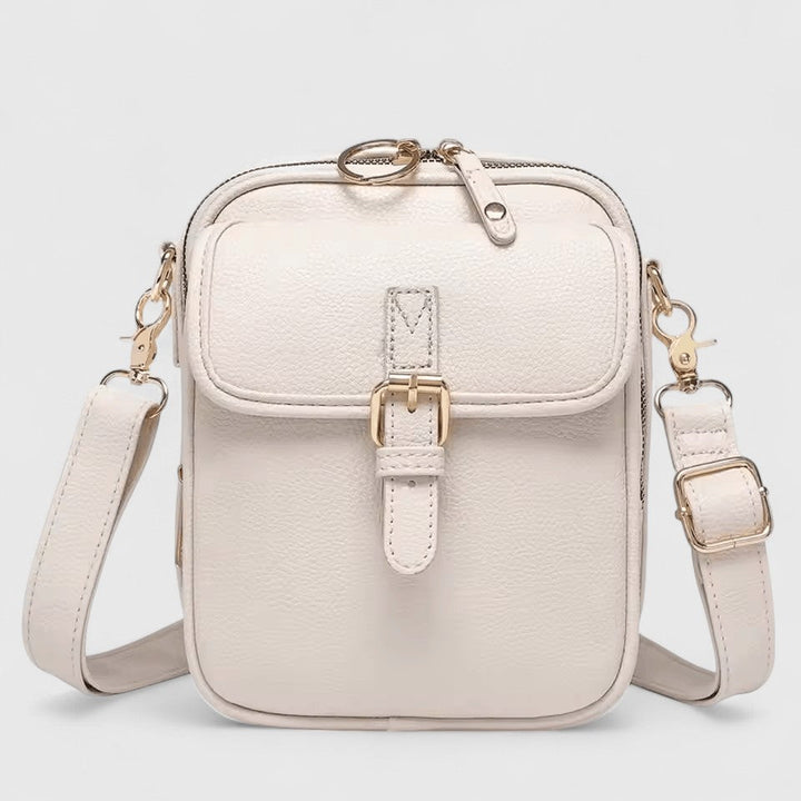 Torba na ramię damska skórzana elegancka pojemna crossbody do pracy i na co dzień