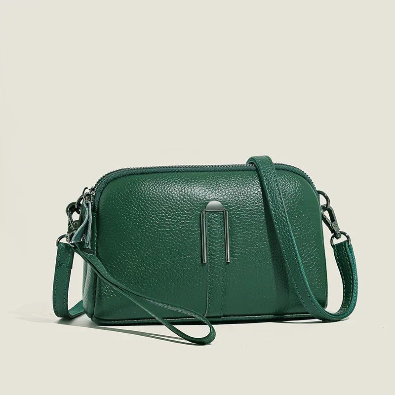 Γυναικεία δερμάτινη τσάντα crossbody για τον ώμο, χωρητική με ρυθμιζόμενο λουρί για τη δουλειά.