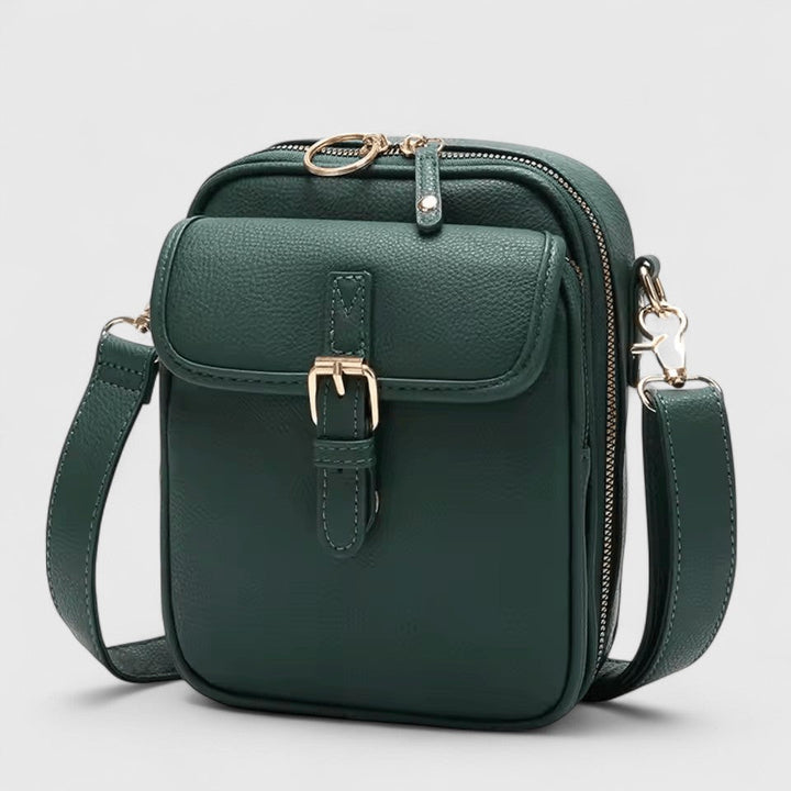 Torba na ramię damska skórzana elegancka pojemna crossbody do pracy i na co dzień