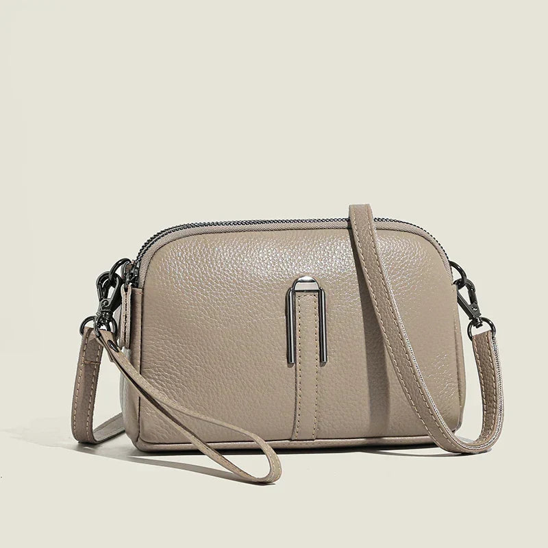 Γυναικεία δερμάτινη τσάντα crossbody για τον ώμο, χωρητική με ρυθμιζόμενο λουρί για τη δουλειά.