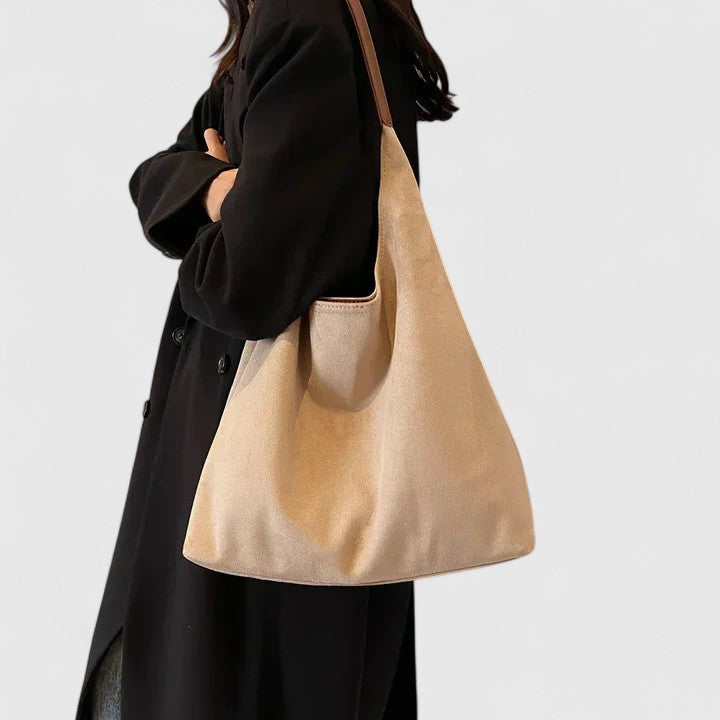 Torba typu tote damska skórzana elegancka pojemna na ramię do pracy i na co dzień