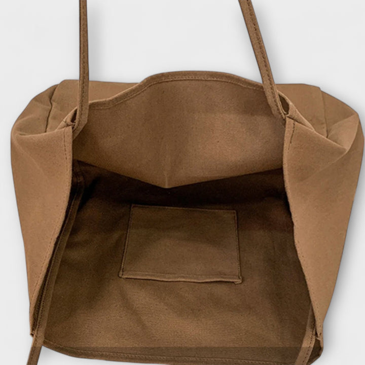 Γυναικεία βαμβακερή shopper τσάντα για το καλοκαίρι, ευρύχωρη τσάντα για ψώνια και για τον ώμο