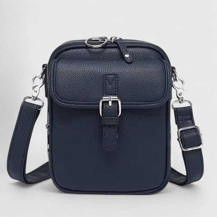 Torba na ramię damska skórzana elegancka pojemna crossbody do pracy i na co dzień