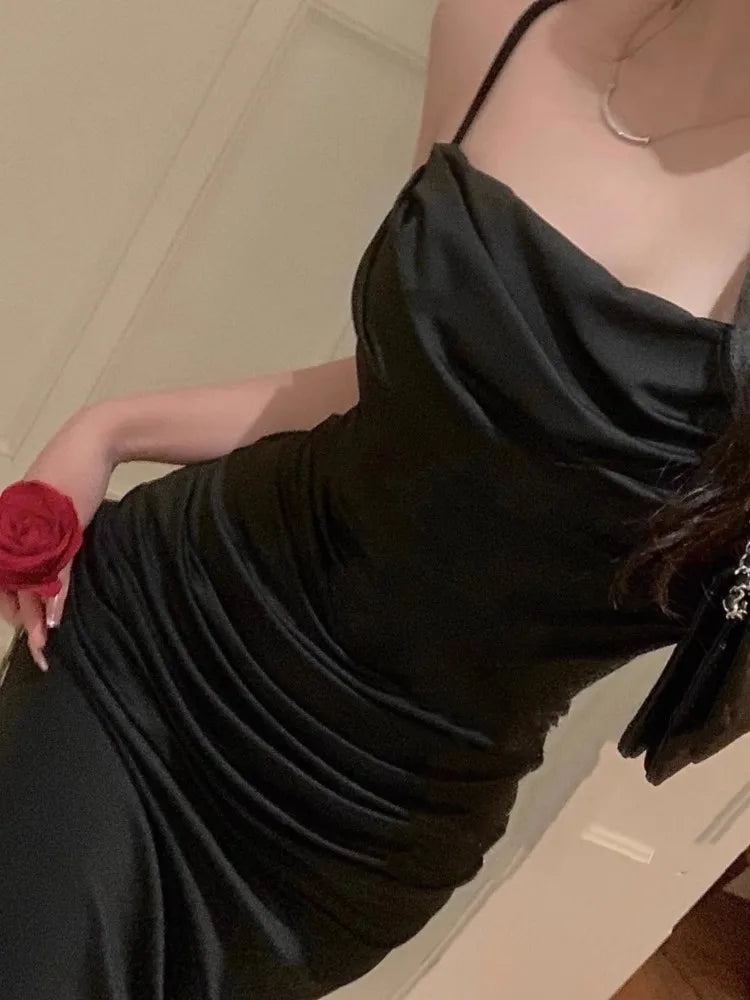Sukienka Damska Elegancka Maxi Na Wiosnę Sukienka Wieczorowa Dopasowana Damska Bawełna