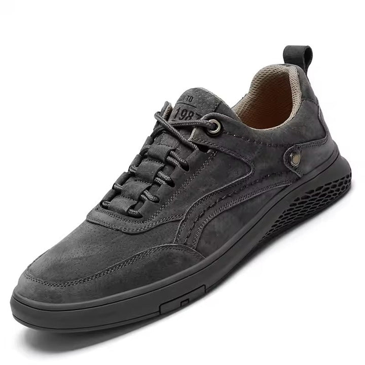 Buty sportowe męskie skórzane na jesień – wygodne sneakersy codzienne casual