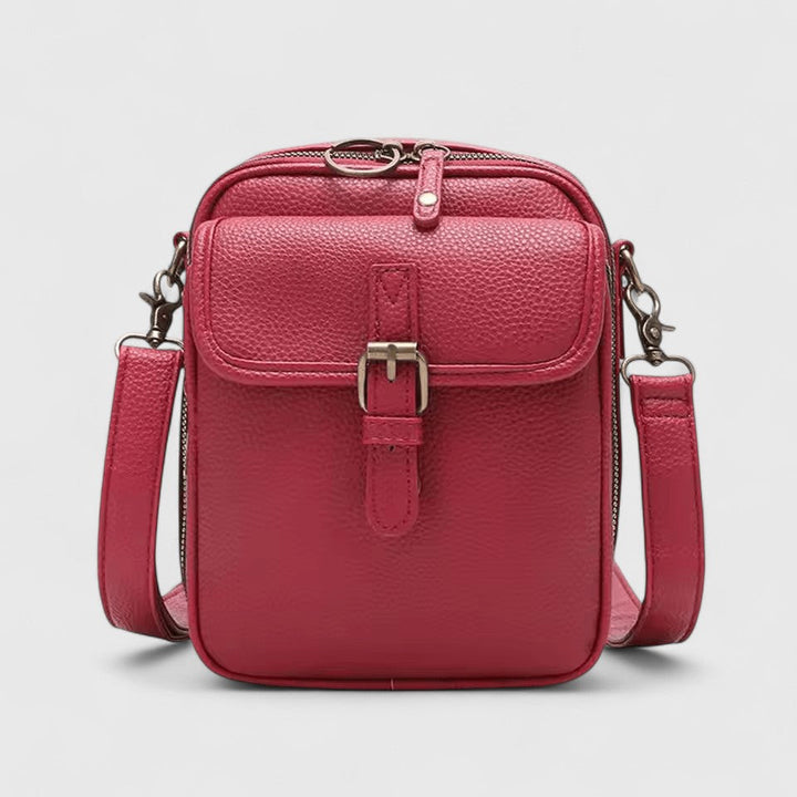 Torba na ramię damska skórzana elegancka pojemna crossbody do pracy i na co dzień