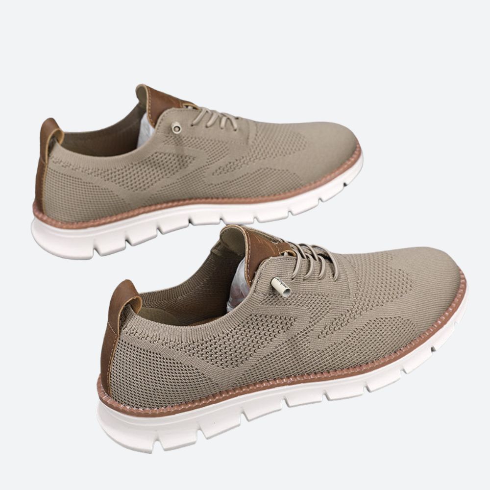 Buty sportowe męskie oddychające sneakersy knit lekkie do biegania na wiosnę lato