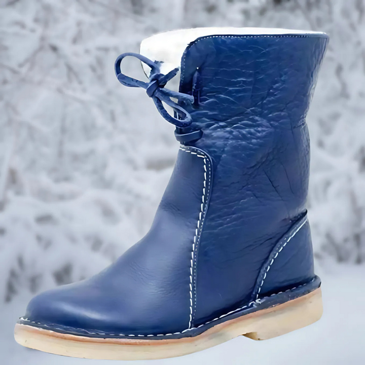 Natalia  - Botins impermeáveis luxuosos em polar com forro macio de lã