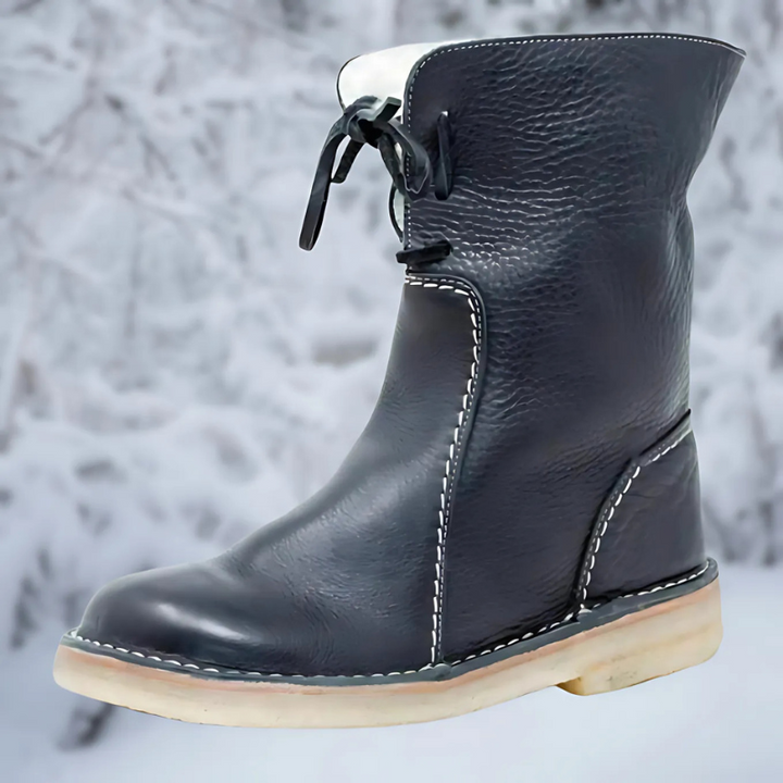 Natalia  - Botins impermeáveis luxuosos em polar com forro macio de lã