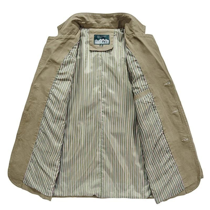 Marynarka męska bawełniana przejściowa na wiosnę elegancka casualowa lekka stylowa