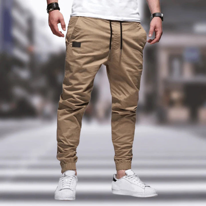 Spodnie cargo męskie bawełniane jogger wiosenne spodnie męskie casual sportowe bawełna